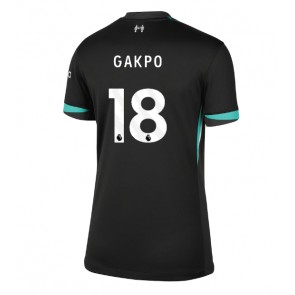 Liverpool Cody Gakpo #18 Bortatröja Kvinnor 2024-25 Kortärmad